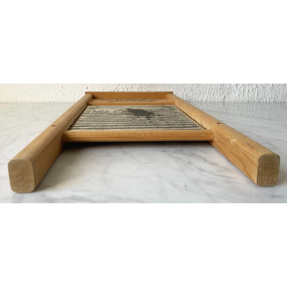 Dubl Handl Washboard Vintage Primitive Decor Columbus Washboard Co 18" x 8.5" - Picture 9 of 12